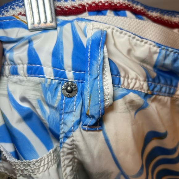 Vintage Diesel Industry palm leaves swim shorts - Picture 8 of 16